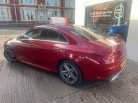 Used Mercedes CLA200 AMG line 160 HP (117 kW) 2020 Red Coupe