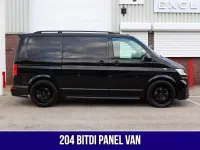 Used VW T6.1 Highline 204 HP (150 kW) 2023 Black Van