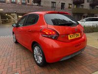 Used Peugeot 208 Allure 2017 Orange Hatchback