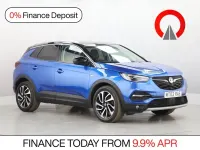 Used Vauxhall Grandland X Elite 130 HP (95 kW) 2018 Blue SUV