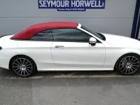 Used Mercedes C220 AMG line 170 HP (125 kW) 2018 White Cabriolet