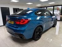 Used BMW X6 M Sport 258 HP (189 kW) 2018 Blue SUV