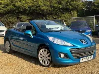 Used Peugeot 207 CC GTi 112 HP (82 kW) 2012 Blue Cabriolet