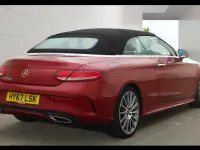 Usado Mercedes C250 AMG Line Premium Plus 2017 Vermelho Cabrios
