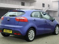 Used Kia Rio 107 HP (78 kW) 2012 Blue Hatchback