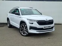 Used Skoda Kodiaq SportLine 150 HP (110 kW) 2023 White SUV