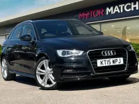 Used Audi A3 Sportback S-Line 110 HP (80 kW) 2015 Black Hatchback