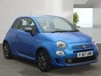 Used Fiat 500 S 69 HP (50 kW) 2017 Blue Hatchback