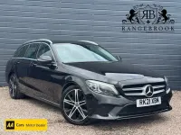 Used Mercedes C200 2021 Black Estate
