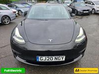 Used Tesla Model 3 Long Range AWD 366 kW (498 HP) 2020 Black Sedan