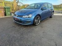 Used VW Golf VII 2015 Blue Hatchback