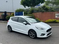 Used Ford Fiesta ST-Line X 125 HP (91 kW) 2018 White Hatchback