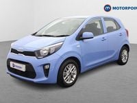 Used Kia Picanto 2021 Blue Hatchback