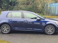 Used VW Golf VII SE 131 HP (96 kW) 2018 Blue Hatchback