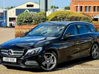 Used Mercedes C220 AMG line 2015 Black Estate