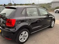 Used VW Polo SE 90 HP (66 kW) 2015 Black Hatchback