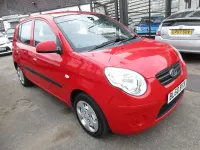Used Kia Picanto 60 HP (44 kW) 2011 Red Hatchback
