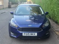 Used Ford Focus Zetec 125 HP (91 kW) 2015 Blue Hatchback