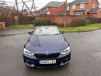 Used BMW 430 Cabriolet M Sport 2015 Blue Cabriolet