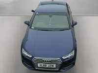Used Audi A4 S-Line 150 HP (110 kW) 2018 Blue Sedan