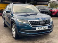 Used Skoda Kodiaq SE L 150 HP (110 kW) 2018 Blue SUV