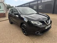 Used Nissan Qashqai N-Connecta 115 HP (84 kW) 2016 Black SUV