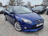 Used Ford Focus Zetec 2014 Blue Hatchback