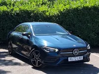 Used Mercedes CLA250e AMG Line Premium 218 HP (160 kW) 2022 Blue Coupe