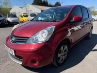 Used Nissan Note N-TEC 110 HP (80 kW) 2011 Red Hatchback