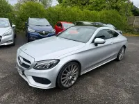 Used Mercedes C220 AMG line 2018 Silver Coupe