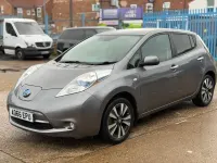 Used Nissan Leaf Tekna 80 kW (109 HP) 2016 Grey Hatchback