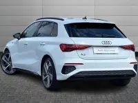 Used Audi A3 Black Edition 148 HP (108 kW) 2024 Glacier white Hatchback