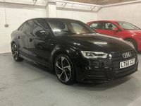 Used Audi A3 Black Edition 2018 Black Sedan