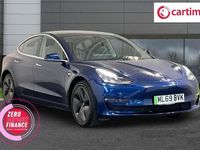 Used Tesla Model 3 Standard Range 239 kW (325 HP) 2019 Blue Sedan