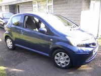 Used Toyota Aygo 67 HP (49 kW) 2008 Blue Hatchback
