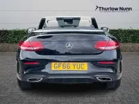 Used Mercedes C200 AMG line 184 HP (135 kW) 2016 Black Cabriolet