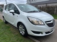 Used Vauxhall Meriva S 100 HP (73 kW) 2017 White MPV