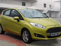 Used Ford Fiesta Zetec 2013 Yellow Hatchback