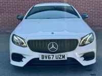 Used Mercedes E220 AMG line 2017 White Coupe