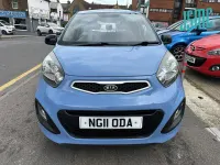 Used Kia Picanto 68 HP (50 kW) 2011 Blue Hatchback