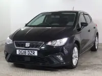 Begagnad Seat Ibiza SE Technology 95 HK (69 kW) 2018 Svart Halvkombi