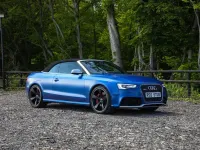 Used Audi RS5 Advanced 450 HP (330 kW) 2015 Blue Cabriolet