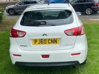 Used Mitsubishi Lancer 2010 White Hatchback