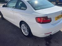 Used BMW 218 Comfort Edition 136 HP (100 kW) 2015 White Coupe