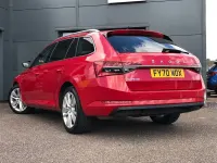 Used Skoda Superb SE L 150 HP (110 kW) 2020 Red Estate