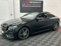 Used Mercedes E220 AMG Line Premium Plus 194 HP (142 kW) 2017 Black Coupe