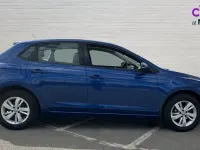 Used VW Polo SE 95 HP (69 kW) 2018 Blue Hatchback