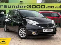 Used Nissan Note Acenta Premium 80 HP (58 kW) 2016 Black Hatchback