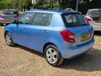 Used Skoda Fabia SE 2014 Blue Hatchback