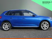 Used Skoda Kamiq SE L Executive 110 HP (80 kW) 2023 Race blue metallic SUV